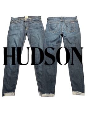 Hudson Nico Mid-Rise Super Skinny Jeans (28x28)